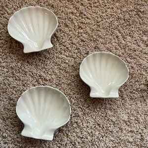 Hall China 229 Shell dishes Set of Three